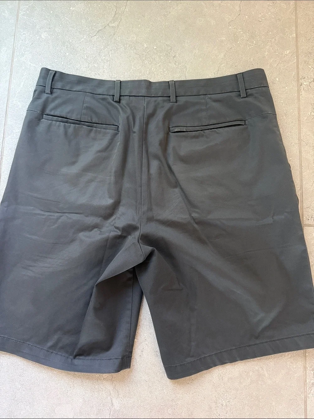 Banana Republic Grey Flat Front Chino Shorts